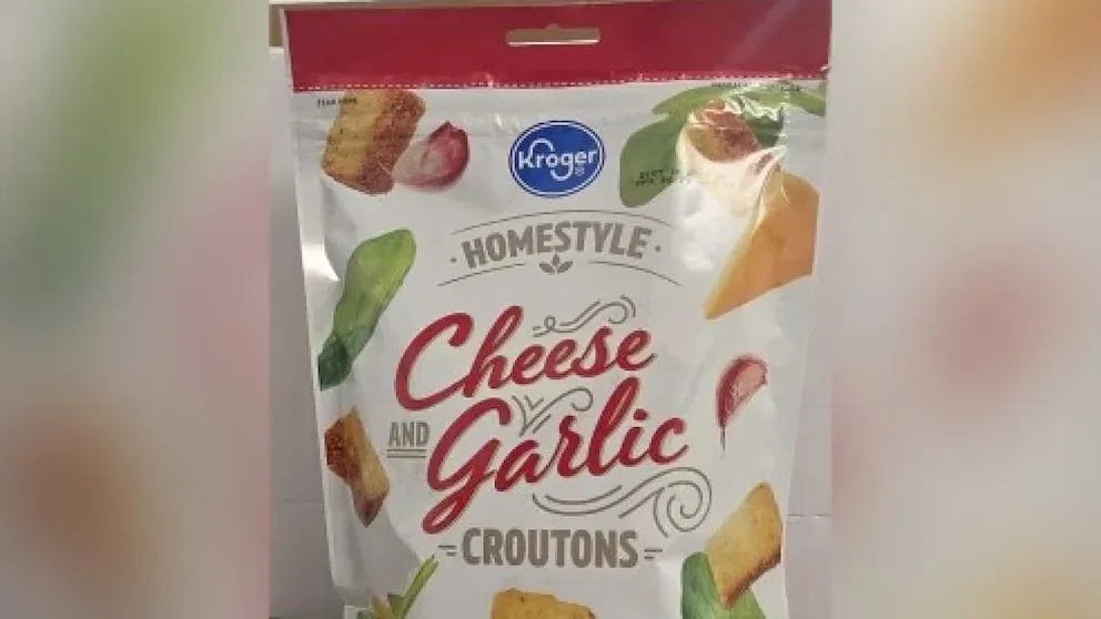 Kroger Cheese Garlic Croutons Recalled in 17 States Over Salmonella Concerns