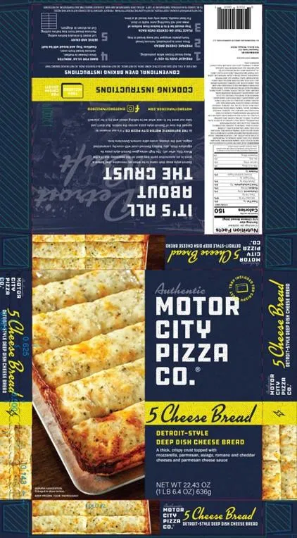 Champion Foods Recall: Motor City Pizza Co. Cheese Bread Pulled Over Salmonella Risk at Meijer, Costco & More