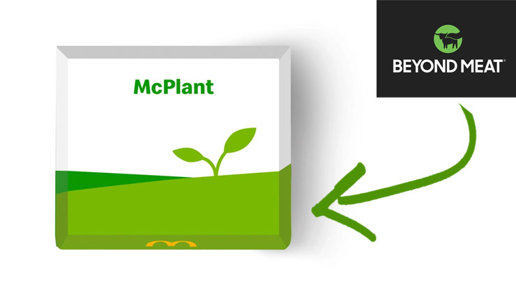 meat free patty in collaboration with Beyond Meat 1