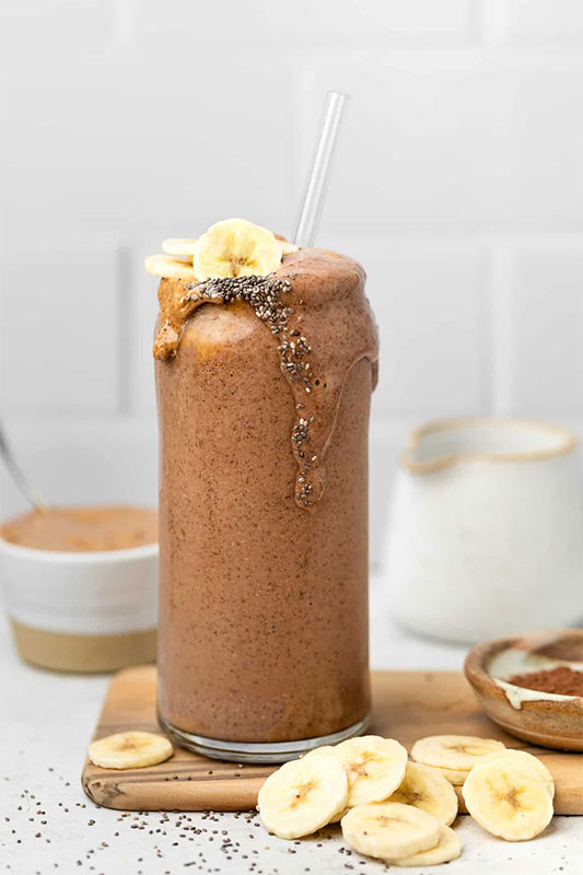 Banana Coffee Protein Smoothie