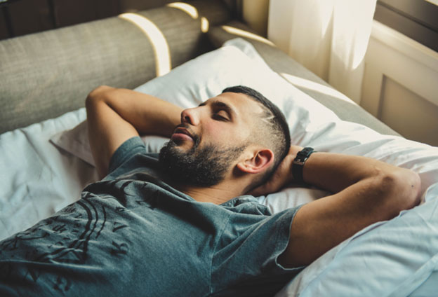 Overall  sleeping on the left side